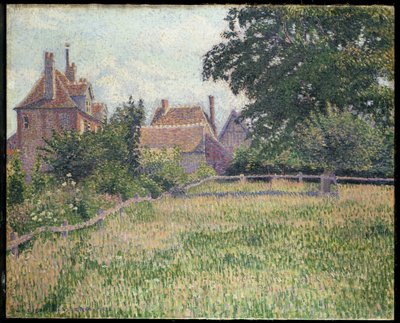 La Maison de la Sourde, Éragny, 1886 da Lucien Pissarro